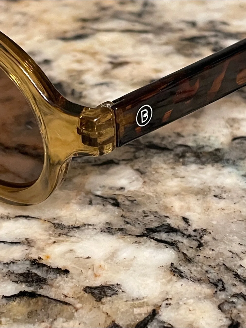Barber Charles Brown Round Sunglasses - Brown Frame